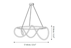 Flexible Linear Curve Chandelier