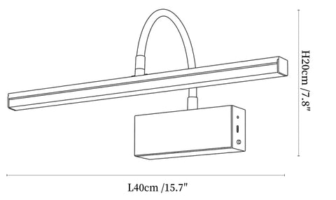 Flexline Linear Rechargeable Wall Light