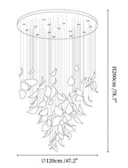 Floating Leaves Chandelier