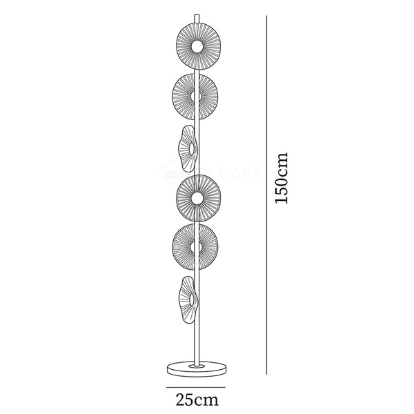 Floating Raindrop Floor Lamp