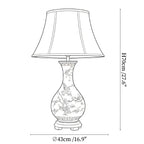 Floral Bird Ceramic Table Lamp