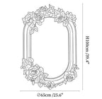 Floral Carve Vanity Mirror