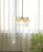 Floral Glass Pendant Lamp