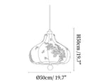 Floral Lantern Pendant Lamp
