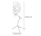 Floral Nocturne Floor Lamp