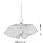 Floral Weave Pendant Lamp
