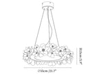 Floral Wreath Chandelier