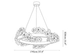 Floral Wreath Chandelier