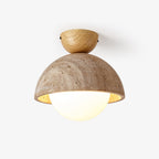 Flore Travertine Bud Ceiling Light