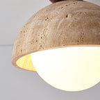 Flore Travertine Bud Ceiling Light