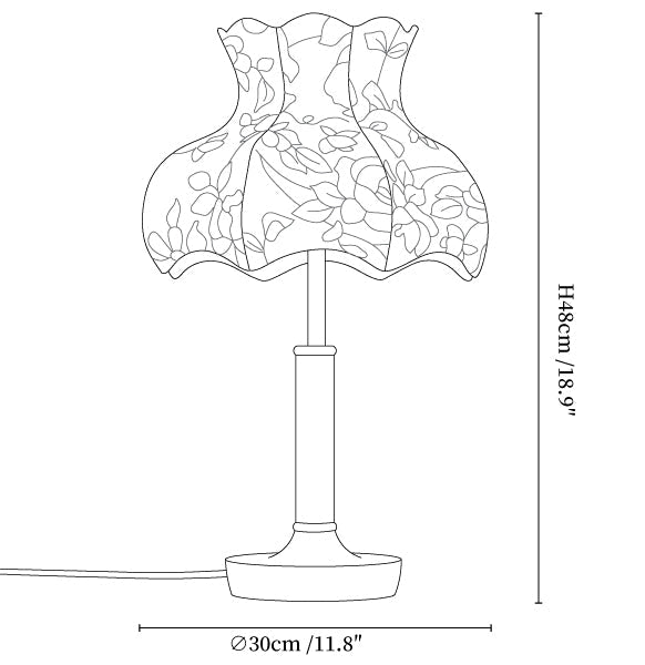 Florence Blossom Table Lamp