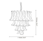 Florentine Lily Glass Chandelier
