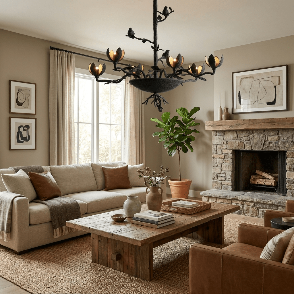 Floriel Long Branch Chandelier