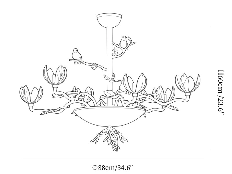 Florienne Branch Chandelier