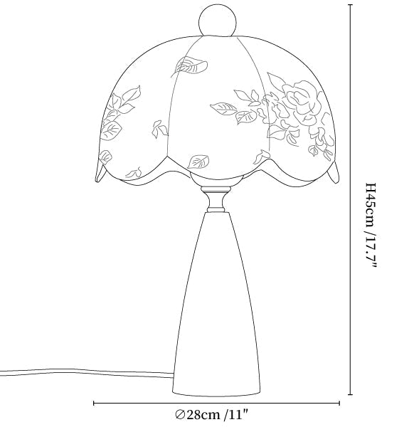 Florina Blossom Table Lamp