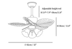 Floriva Blossom Ceiling Fan Light