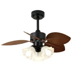 Floriva Leaf Ceiling Fan Light