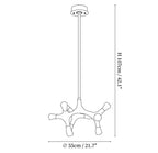 Flower Bone Chandelier