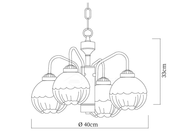 Flower Bud Chandelier