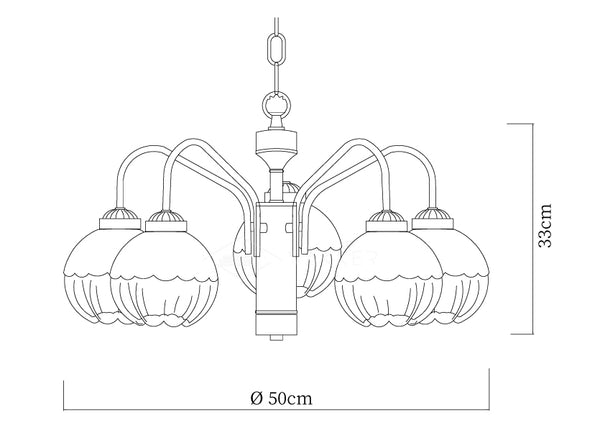 Flower Bud Chandelier