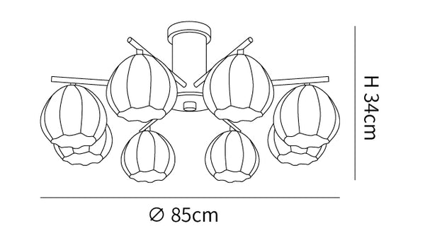 Flower Buds Ceiling Lamp
