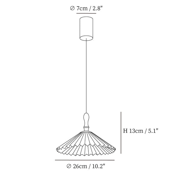 Flower Paper Pendant Lamp