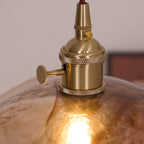 Flower Petal Glass Pendant Light