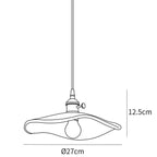 Flower Petal Glass Pendant Light