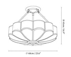 Flower Shape Glass Ceiling Light