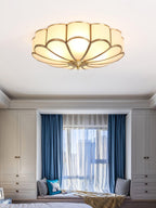 Scalloped Flush Ceiling Light