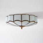 Flower Shape Glass Recessed Ceiling Light