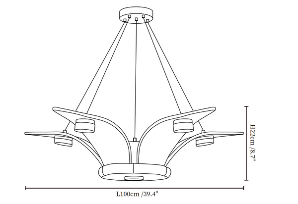 Flugi Chandelier