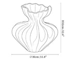 Fluted Bloom Ceramic Vase