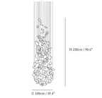 Flying Flowers Fluttering Chandelier
