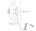 Flying Saucer Plug-in Wall Light