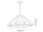 Fold Acoustic Felt Pleated Pendant Lamp