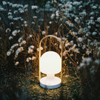 Portable Glass Charging Table Lamp