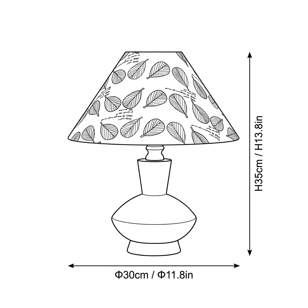 Forest Leaf Table Lamp