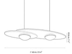 Forma Walnut Linear Pendant Lamp