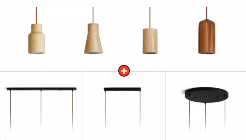 Forma Wood Pendant Lamp