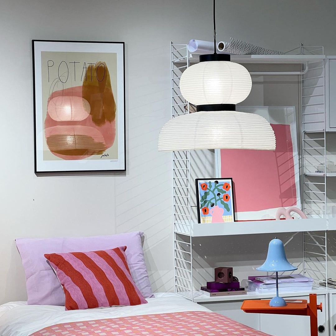 Rice Paper Lantern Pendant Swag Lamp