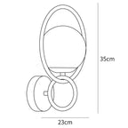 Fort Halo Gold Wall Light