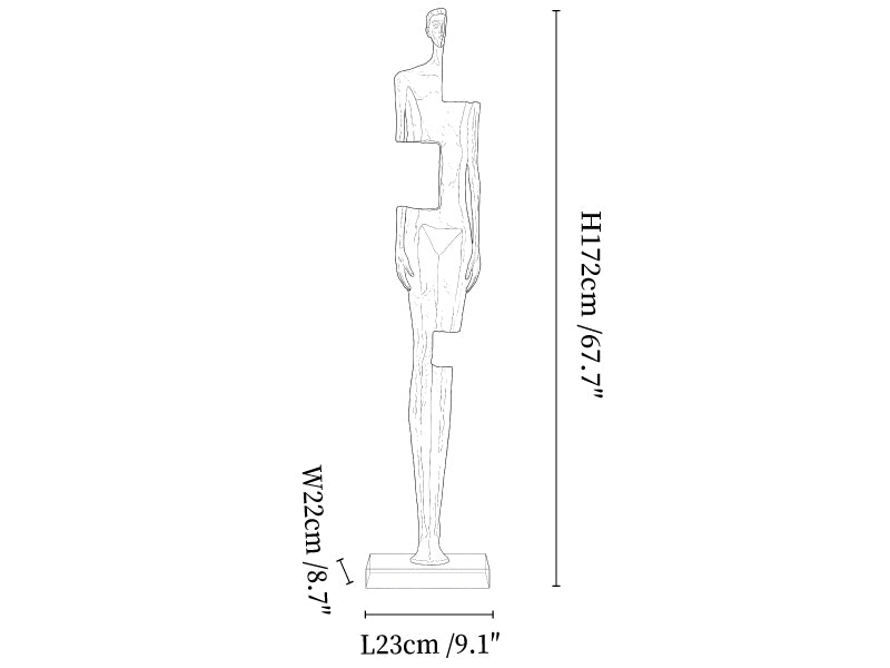 Fragmented Form Sculpture