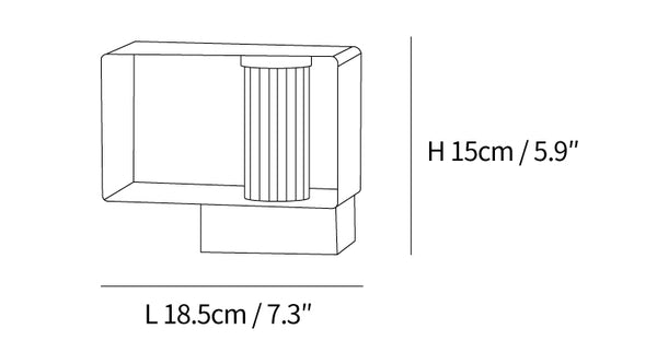 Frame Outdoor Post Lamp