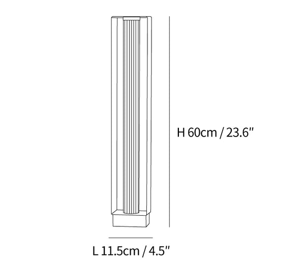 Frame Outdoor Post Lamp