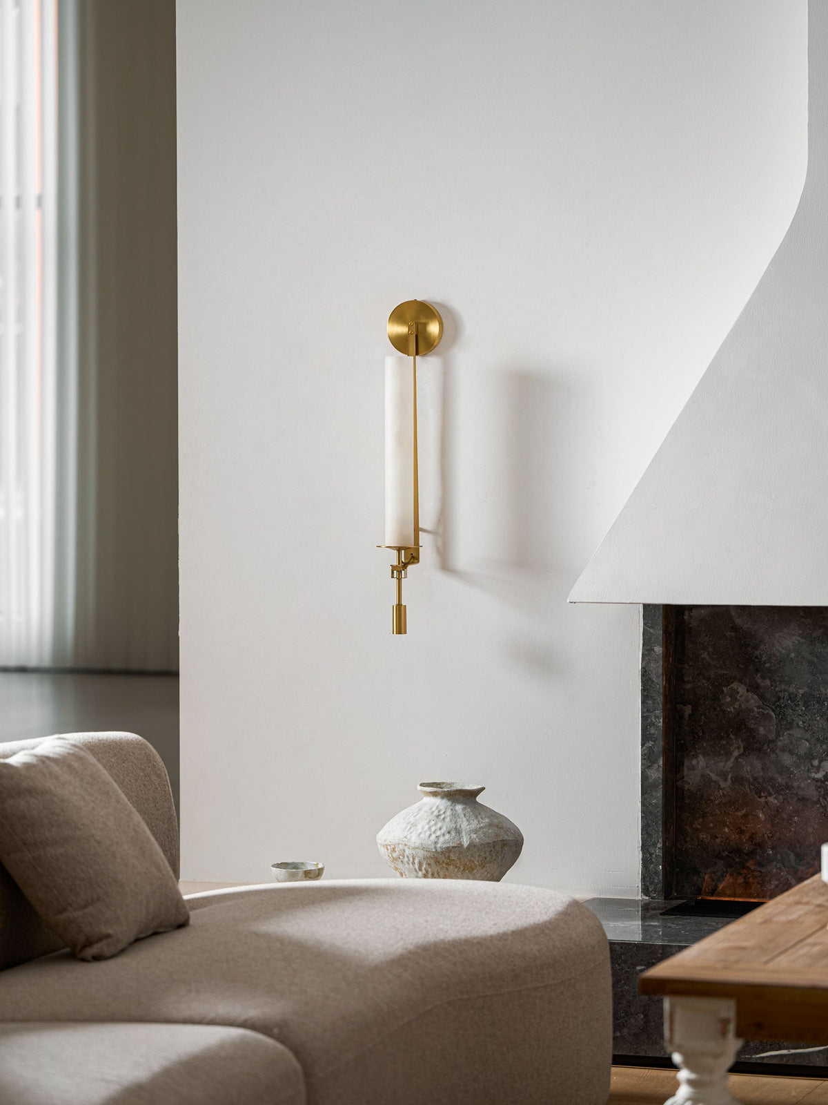 Fontanelle Alabaster Wall Lamp