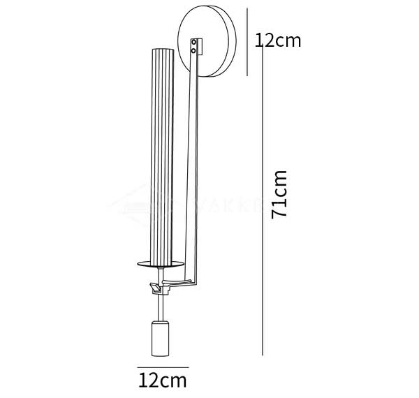 French Classicism Plug-in Wall Lamp