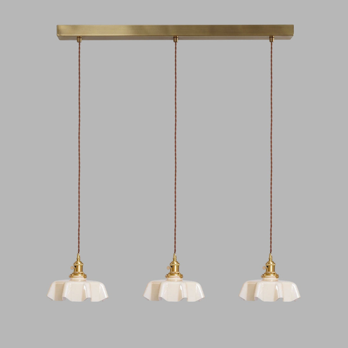 French Flower Pendant Light