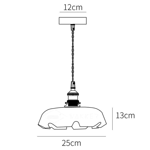 French Flower Pendant Light
