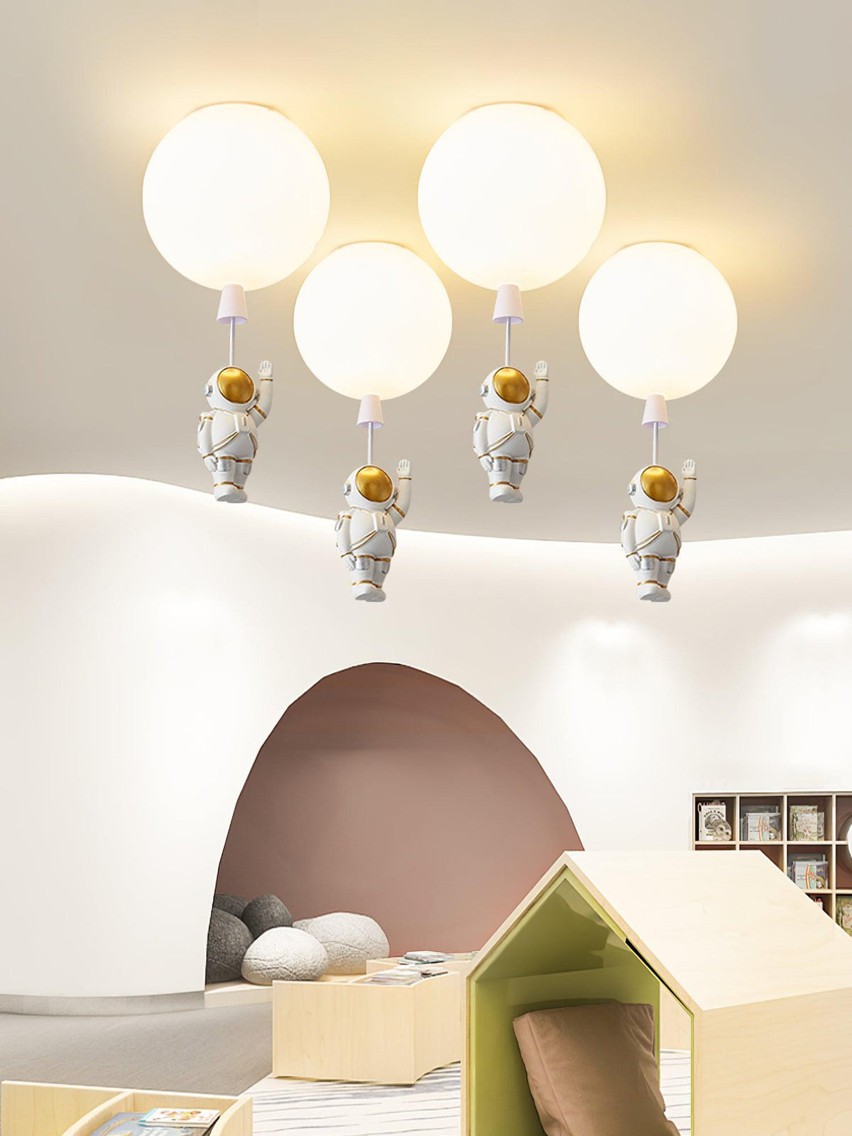Frosted Balloon Ceiling Light
